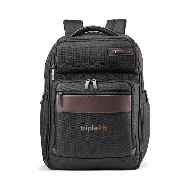 Samsonite Kombi Large Backpack - Black/Brown Custom backpack 